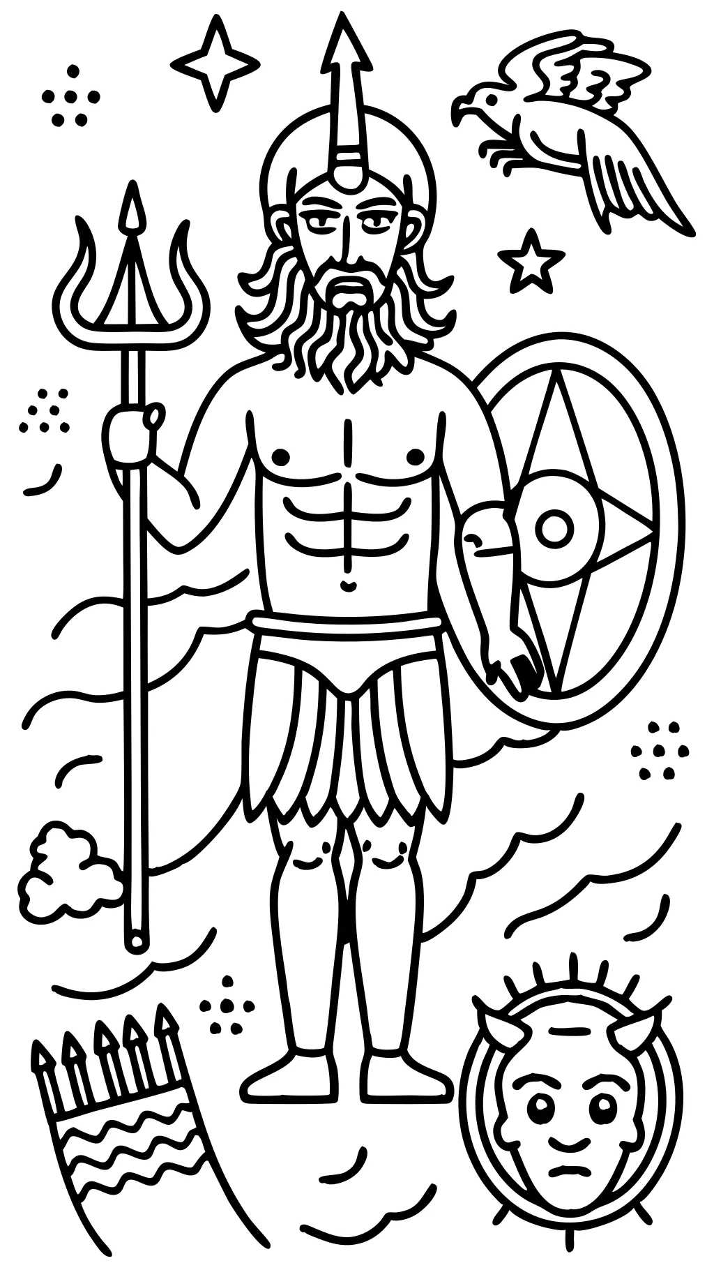 greek mythology coloring pages